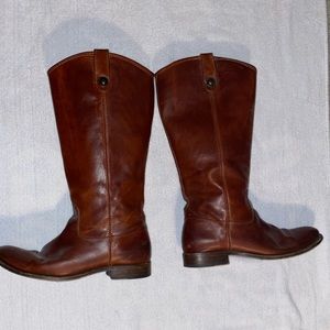 Frye Melissa wide extended calf boots size 11